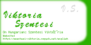 viktoria szentesi business card